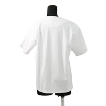 将图像加载到图库查看器中,HERMES ★Maxi T-shirt with Embroidery Parfroy Size 36 White. Cotton100%