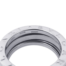 Load image into Gallery viewer, BVLGARI B-ZERO1 Ring 2 bands Size 52/#12 18K White Gold