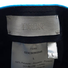 Load image into Gallery viewer, Dior Oblique Baseball Cap Size L Blue Polyester100%