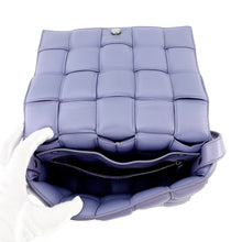 将图像加载到图库查看器中,Bottega Veneta Maxi INTRECCIATO Padded Cassette Shoulder Bag Purple591970 Leather