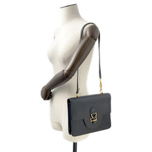 Load image into Gallery viewer, HERMES Sandrine Black Box Calf Leather