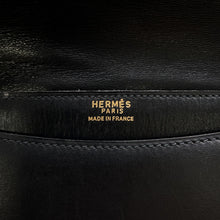 Load image into Gallery viewer, HERMES Sandrine Black Box Calf Leather