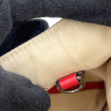 将图像加载到图库查看器中,Valentino Garavani Atelier 02 Bow Edition 2-Way Tote Beige/RedUW0B0H95SVJ Canvas Leather