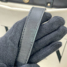 将图像加载到图库查看器中,Valentino Garavani VLTN tote Ivory/BlackTW2B0D21FWB Canvas Leather