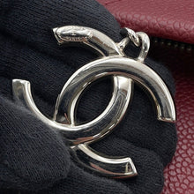 Load image into Gallery viewer, CHANEL ★Matelasse 2WAY ChainTote Bag RedA90485 Caviar Leather