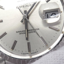 将图像加载到图库查看器中,ROLEX Datejust W36mm Stainless Steel Silver Dial16030