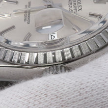 将图像加载到图库查看器中,ROLEX Datejust W36mm Stainless Steel Silver Dial16030