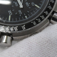将图像加载到图库查看器中,OMEGA Speedmaster W39mm Stainless Steel Black Dial3510.5