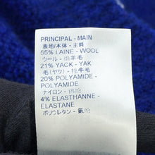 Load image into Gallery viewer, LOUIS VUITTON Intarsia Crew Neck Knit Sweater Size M Blue/White Wool 55% Yak 21% Nylon 20% Polyurethane 4%