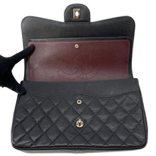 Load image into Gallery viewer, CHANEL Matelasse W flap ChainShoulder BlackA58600 Caviar Leather Size 30