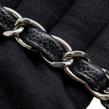Load image into Gallery viewer, CHANEL Matelasse W flap ChainShoulder BlackA58600 Caviar Leather Size 30