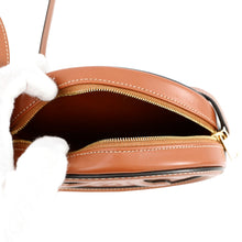 将图像加载到图库查看器中,CELINE Oval Purse Cuir Triomphe Shoulder Bag Tan10l703DPQ.04LU Leather