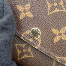 将图像加载到图库查看器中,LOUIS VUITTON ★Portefeuille Emilie FuchsiaM60697 Monogram