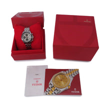 将图像加载到图库查看器中,TUDOR Prince Date Chrono Time W40mm Stainless Steel White Dial79260