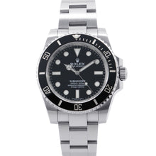 Load image into Gallery viewer, ROLEX Submariner No-Date W40mm Stainless Steel Black Dial114060