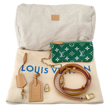 将图像加载到图库查看器中,LOUIS VUITTON ★Speedy P9 Bandouliere Green/VertM24417 Calf Leather Size 40