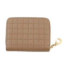 将图像加载到图库查看器中,CELINE CBag Charm Compact Zip Wallet Brown10B663BFL Leather