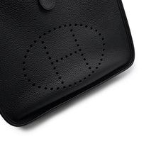 将图像加载到图库查看器中,HERMES ★Evelyne3 Black Taurillon Clemence Size PM