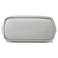 将图像加载到图库查看器中,PRADA Punching logo Tote Bag Gray1BG390 Leather Size Small