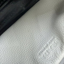 将图像加载到图库查看器中,PRADA ★Punched logo tote bag Gray1BG390 Leather Size Small
