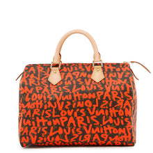 将图像加载到图库查看器中,LOUIS VUITTON Speedy Orange/BrownM93705 Monogram・Graffiti Size 30