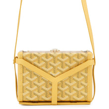 将图像加载到图库查看器中,GOYARD Menodiaire Trunk Shoulder Bag Gold/YellowMINA55PMLTY60CL60O PVC Leather