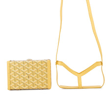 将图像加载到图库查看器中,GOYARD Menodiaire Trunk Shoulder Bag Gold/YellowMINA55PMLTY60CL60O PVC Leather