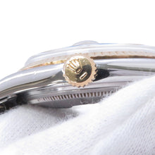 将图像加载到图库查看器中,ROLEX Datejust W36mm Stainless Steel K18YG White Dial1601