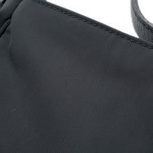 将图像加载到图库查看器中,Bottega Veneta Flap Buckle Shoulder Bag Black691409 Nylon Leather