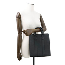 将图像加载到图库查看器中,LOUIS VUITTON Sac Plat NoirM21884 Monogram ・Taurillon