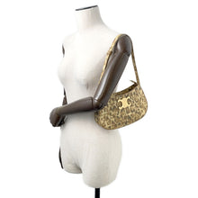 将图像加载到图库查看器中,CELINE ★Triomphe Tilly Leopard One-Shoulder Bag Beige115702 PVC Leather