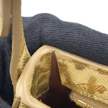 将图像加载到图库查看器中,CELINE ★Triomphe Tilly Leopard One-Shoulder Bag Beige115702 PVC Leather