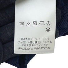 Load image into Gallery viewer, LOUIS VUITTON Aquarelle Monogram Insert Pullover Size S night blue1AHJFK Wool Silk