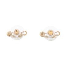 Load image into Gallery viewer, CHANEL COCO Earrings Metal Faux Pearl