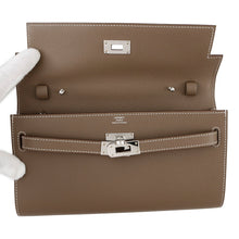 将图像加载到图库查看器中,HERMES Kelly wallet long to go Etoupe Epsom