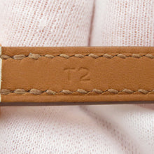 将图像加载到图库查看器中,HERMES Leather Bracelet Croisier Size T2 Nata Swift Leather