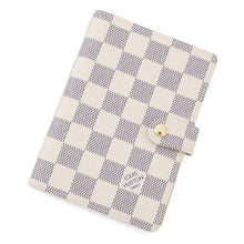 将图像加载到图库查看器中,LOUIS VUITTON Agenda Cover BeigeR20706 Damier Azur Size PM