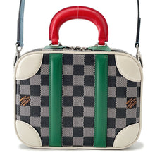 将图像加载到图库查看器中,LOUIS VUITTON Valaisette Noir/BlancN40233 Damier Calf Leather Size BB