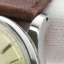 Load image into Gallery viewer, IWC Schaffhausen Old Inter W35mm Stainless Steel Leather White Dial