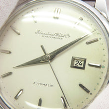 Load image into Gallery viewer, IWC Schaffhausen Old Inter W35mm Stainless Steel Leather White Dial