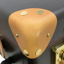 Load image into Gallery viewer, GLOBE TROTTER Safari Carry-On Travel Case Dark Brown Vulcan Fiber Size Small