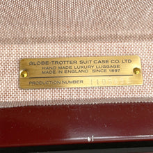 Load image into Gallery viewer, GLOBE TROTTER Safari Carry-On Travel Case Dark Brown Vulcan Fiber Size Small