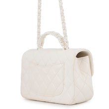Load image into Gallery viewer, CHANEL Matelasse Top Handle Bag WhiteAS5243 Lambskin Size 20