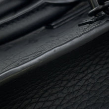 将图像加载到图库查看器中,LOUIS VUITTON ★Sac Plat Messenger NoirM55924 Monogram・Taurillon