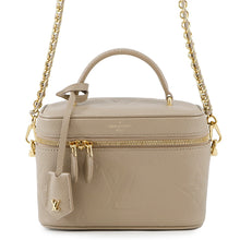 将图像加载到图库查看器中,LOUIS VUITTON ★Vanity TourterelleM45608 Monogram Empreinte Leather Size PM