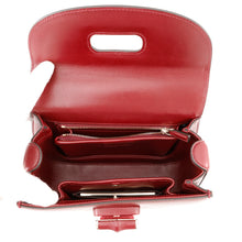 Load image into Gallery viewer, GUCCI Bamboo 1947 Top Handle Bag Rosso Ancora Red827815 Leather Size Small