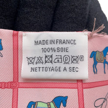 Load image into Gallery viewer, HERMES Twilly Couvertures et Tenues de jour Rose/Blue/Vert Silk100%