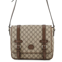 将图像加载到图库查看器中,GUCCI GG Supreme messenger bag Red658542 GG Supreme Leather