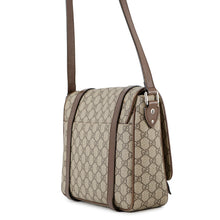 将图像加载到图库查看器中,GUCCI GG Supreme messenger bag Red658542 GG Supreme Leather
