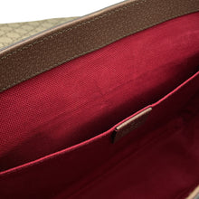 将图像加载到图库查看器中,GUCCI GG Supreme messenger bag Red658542 GG Supreme Leather